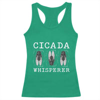 Funny Cicada Whisperer Racerback Tank Top Periodical Cicada Swarm