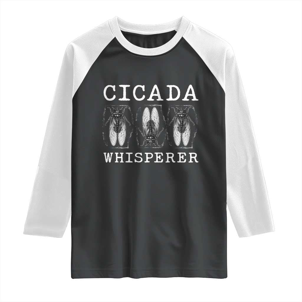 Funny Cicada Whisperer Raglan Shirt Periodical Cicada Swarm
