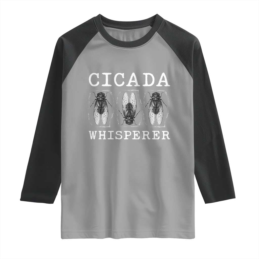 Funny Cicada Whisperer Raglan Shirt Periodical Cicada Swarm