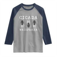 Funny Cicada Whisperer Raglan Shirt Periodical Cicada Swarm