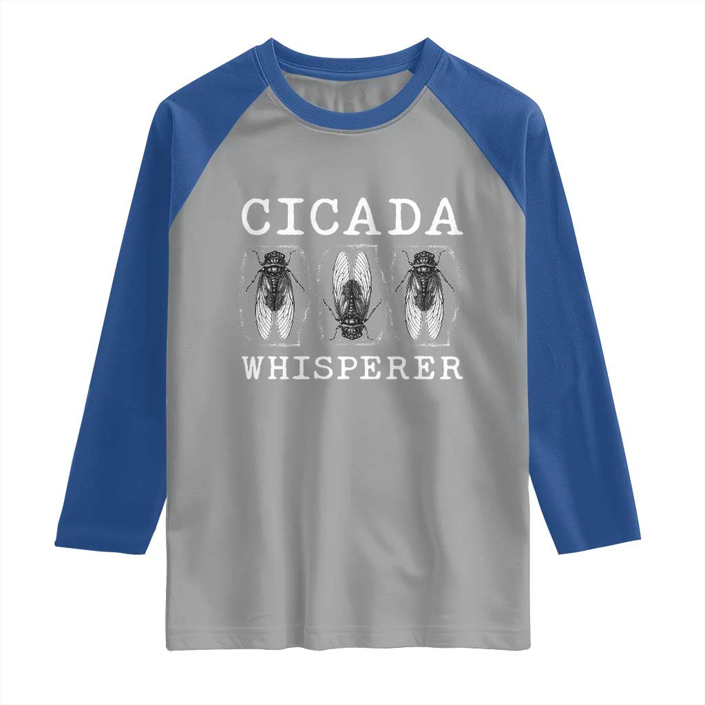 Funny Cicada Whisperer Raglan Shirt Periodical Cicada Swarm