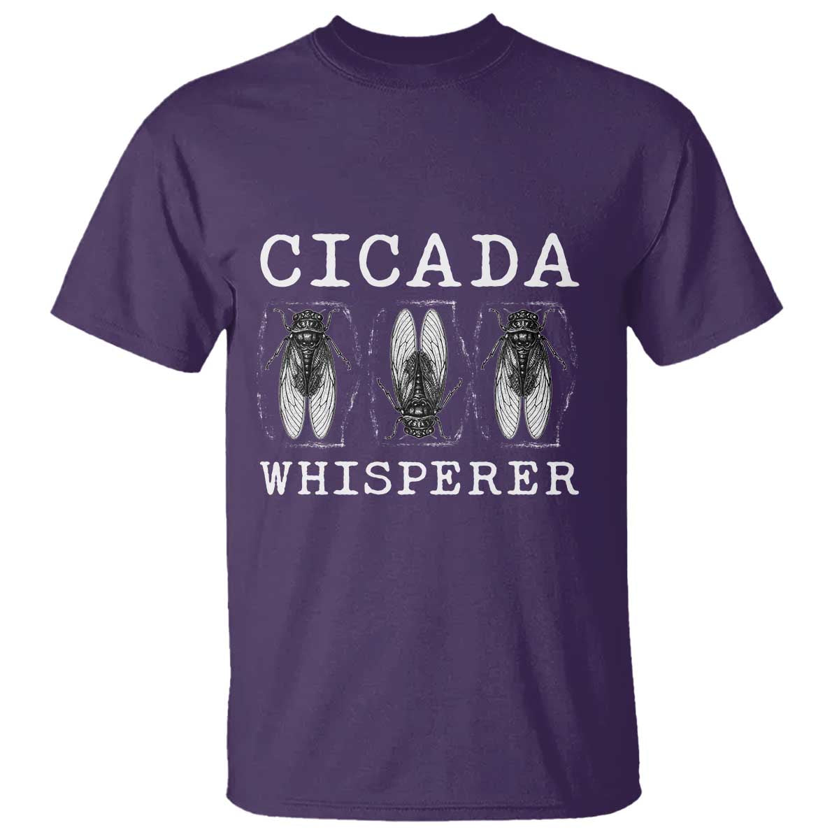 Funny Cicada Whisperer T Shirt Periodical Cicada Swarm