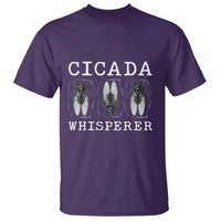 Funny Cicada Whisperer T Shirt Periodical Cicada Swarm