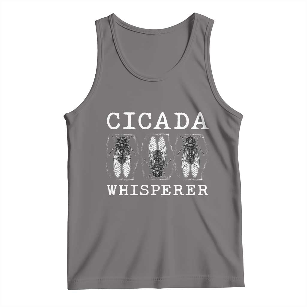 Funny Cicada Whisperer Tank Top Periodical Cicada Swarm