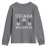 Funny Cicada Whisperer Youth Sweatshirt Periodical Cicada Swarm