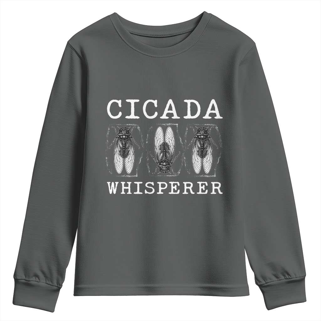 Funny Cicada Whisperer Youth Sweatshirt Periodical Cicada Swarm
