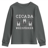 Funny Cicada Whisperer Youth Sweatshirt Periodical Cicada Swarm