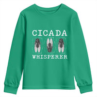 Funny Cicada Whisperer Youth Sweatshirt Periodical Cicada Swarm