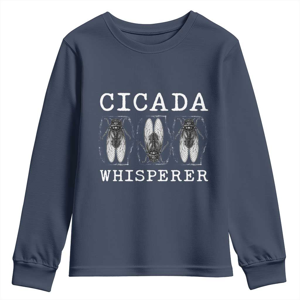 Funny Cicada Whisperer Youth Sweatshirt Periodical Cicada Swarm