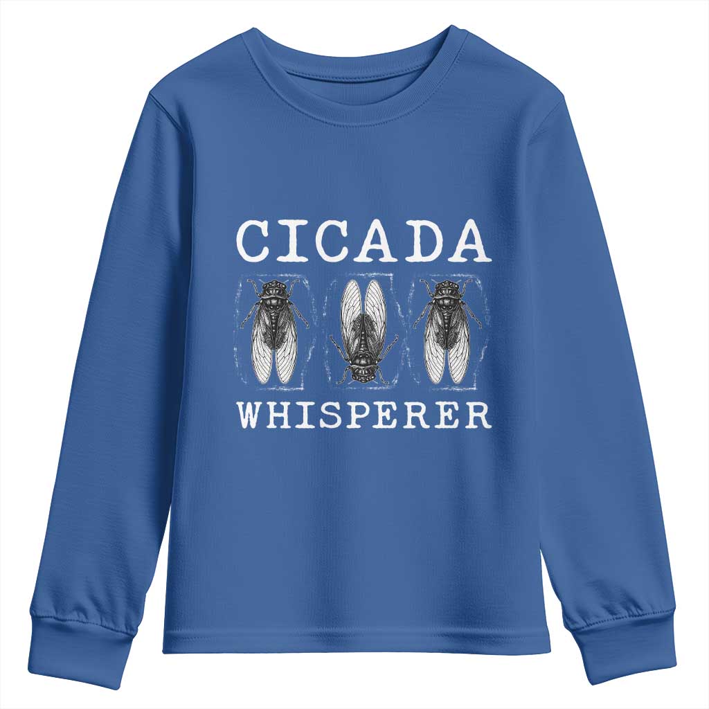 Funny Cicada Whisperer Youth Sweatshirt Periodical Cicada Swarm