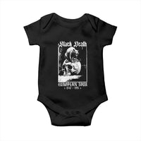 Black Death European Tour Baby Onesie Plague Rat Medieval History Skull Gothic - Wonder Print Shop