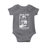 Black Death European Tour Baby Onesie Plague Rat Medieval History Skull Gothic - Wonder Print Shop