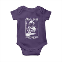 Black Death European Tour Baby Onesie Plague Rat Medieval History Skull Gothic - Wonder Print Shop