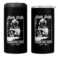 Black Death European Tour 4 in 1 Can Cooler Tumbler Plague Rat Medieval History Skull Gothic - Wonder Print Shop