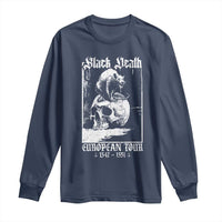 Black Death European Tour Long Sleeve Shirt Plague Rat Medieval History Skull Gothic - Wonder Print Shop