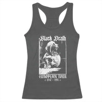Black Death European Tour Racerback Tank Top Plague Rat Medieval History Skull Gothic - Wonder Print Shop