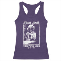 Black Death European Tour Racerback Tank Top Plague Rat Medieval History Skull Gothic - Wonder Print Shop