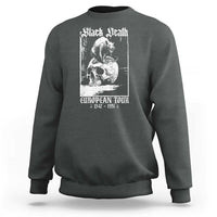 Black Death European Tour Sweatshirt Plague Rat Medieval History Skull Gothic - Wonder Print Shop