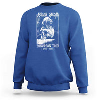 Black Death European Tour Sweatshirt Plague Rat Medieval History Skull Gothic - Wonder Print Shop
