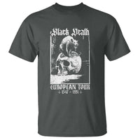 Black Death European Tour T Shirt Plague Rat Medieval History Skull Gothic - Wonder Print Shop