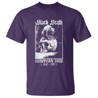 Black Death European Tour T Shirt Plague Rat Medieval History Skull Gothic - Wonder Print Shop