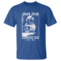Black Death European Tour T Shirt Plague Rat Medieval History Skull Gothic - Wonder Print Shop