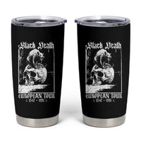 Black Death European Tour Tumbler Cup Plague Rat Medieval History Skull Gothic - Wonder Print Shop