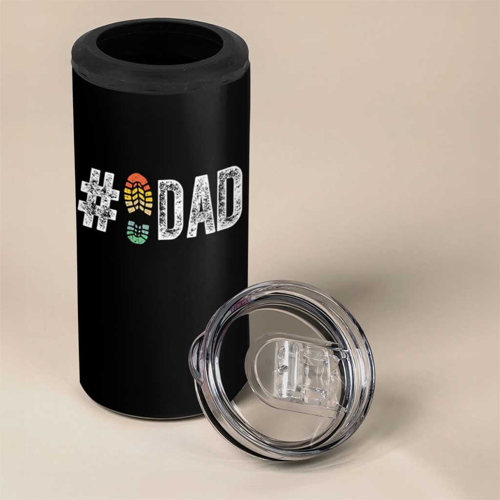 Funny Number Stepdad Bonus Dad Father's Day 4 in 1 Can Cooler Tumbler