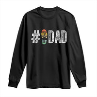 Funny Number Stepdad Bonus Dad Father's Day Long Sleeve Shirt