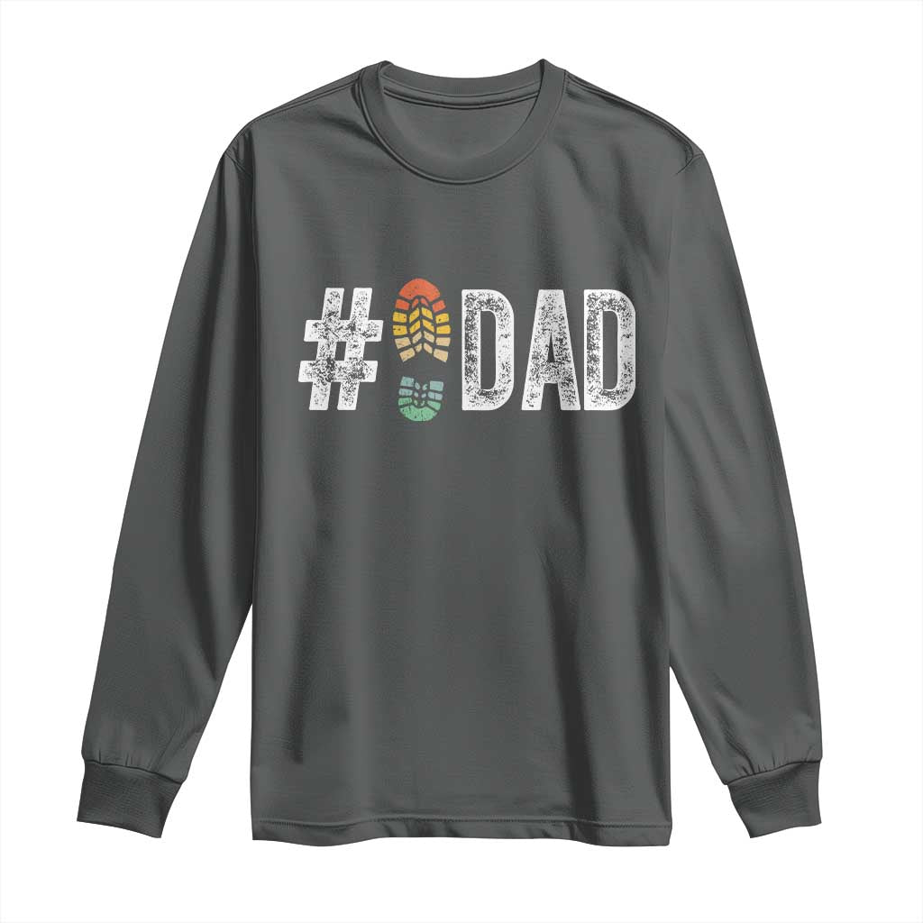 Funny Number Stepdad Bonus Dad Father's Day Long Sleeve Shirt