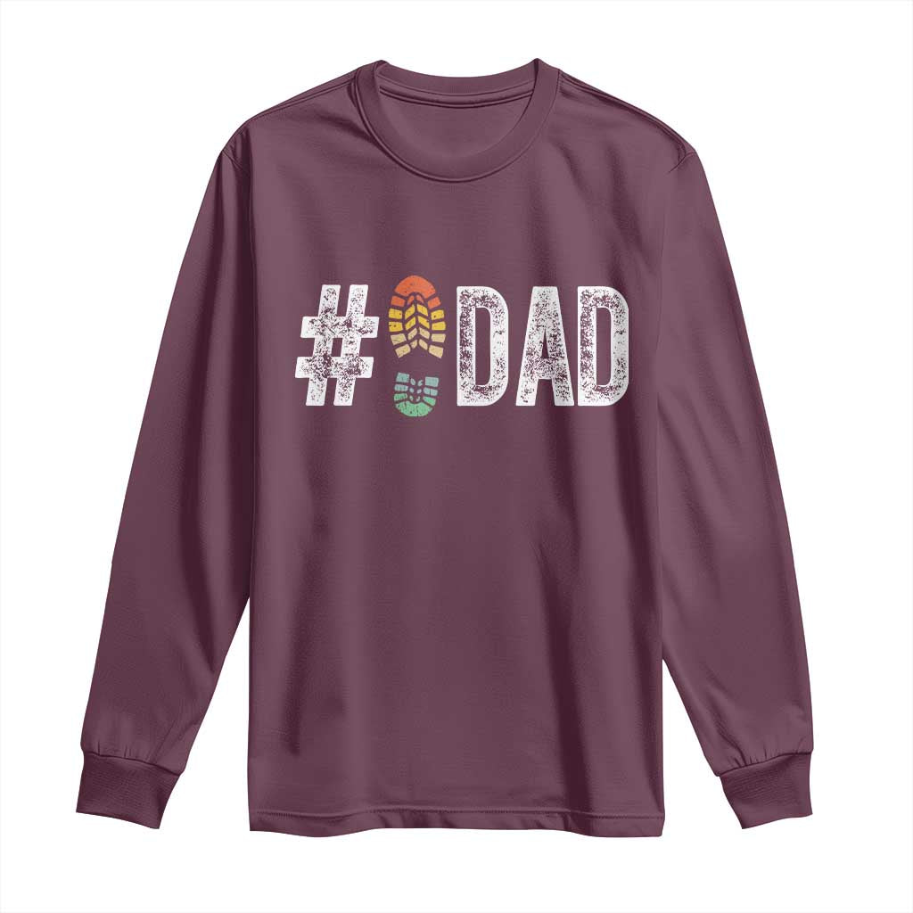 Funny Number Stepdad Bonus Dad Father's Day Long Sleeve Shirt