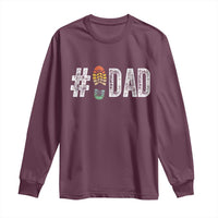 Funny Number Stepdad Bonus Dad Father's Day Long Sleeve Shirt