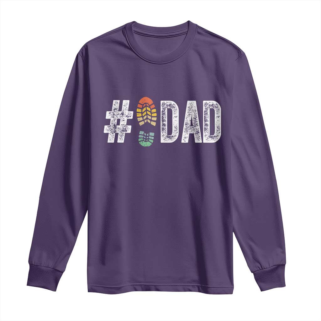 Funny Number Stepdad Bonus Dad Father's Day Long Sleeve Shirt