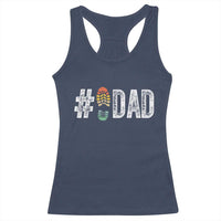 Funny Number Stepdad Bonus Dad Father's Day Racerback Tank Top