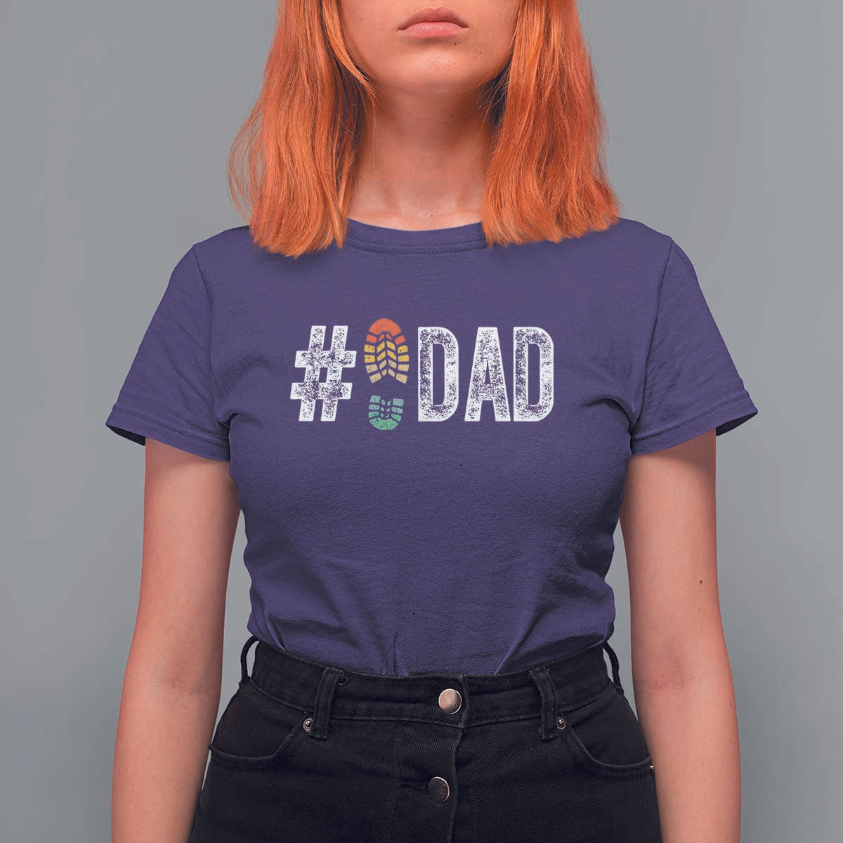 Funny Number Stepdad Bonus Dad Father's Day T Shirt For Women