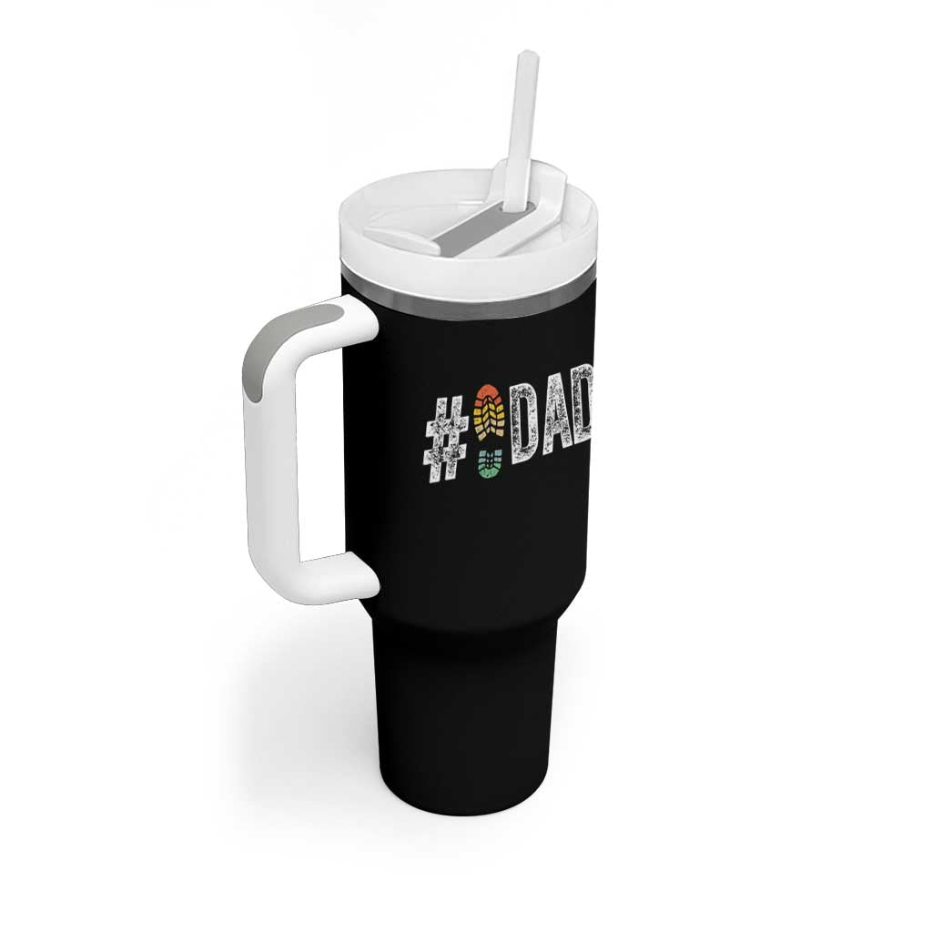 Funny Number Stepdad Bonus Dad Father's Day Tumbler With Handle