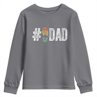 Funny Number Stepdad Bonus Dad Father's Day Youth Sweatshirt
