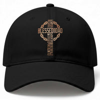 Blessed Dad Christian Baseball Cap Religious Cross Fathers Day