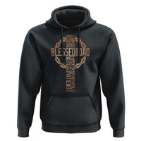 Blessed Dad Christian Hoodie Religious Cross Fathers Day