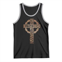 Blessed Dad Christian Tank Top Religious Cross Fathers Day