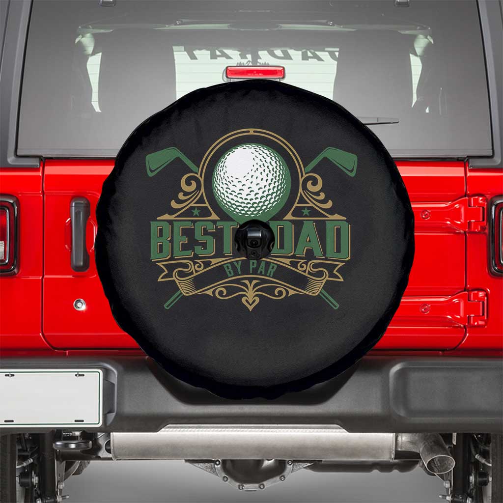 Funny Golfing Dad Spare Tire Cover Best Dad By Par Fathers Day