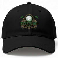Funny Golfing Dad Baseball Cap Best Dad By Par Fathers Day