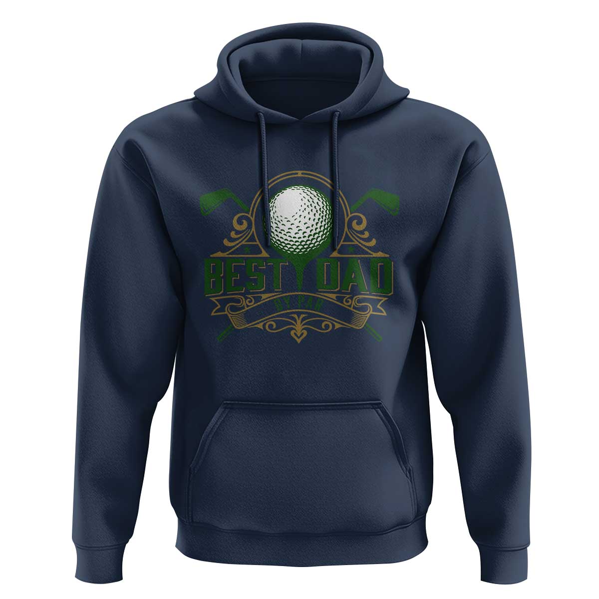 Funny Golfing Dad Hoodie Best Dad By Par Fathers Day