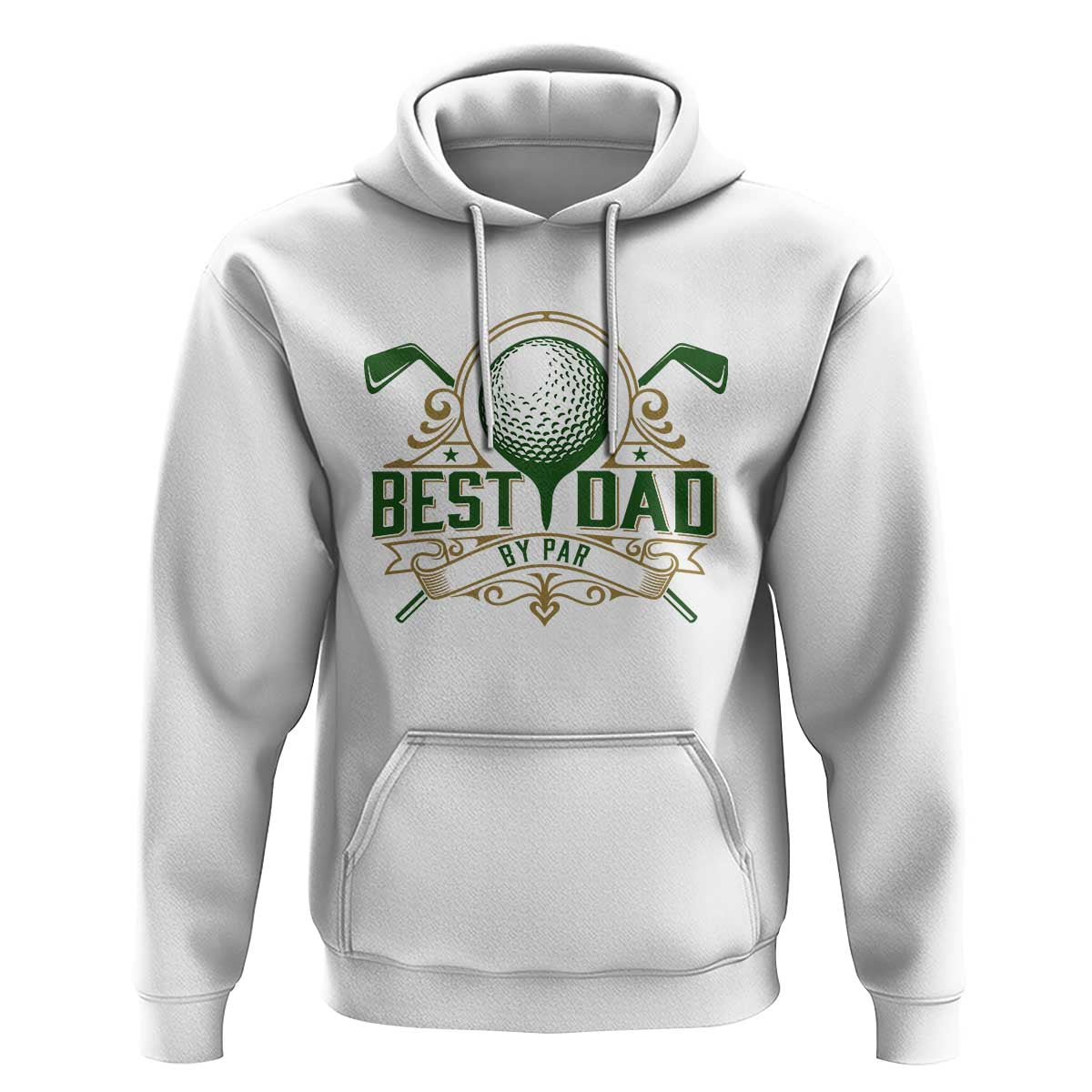 Funny Golfing Dad Hoodie Best Dad By Par Fathers Day