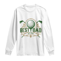 Funny Golfing Dad Long Sleeve Shirt Best Dad By Par Fathers Day