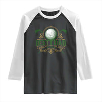 Funny Golfing Dad Raglan Shirt Best Dad By Par Fathers Day