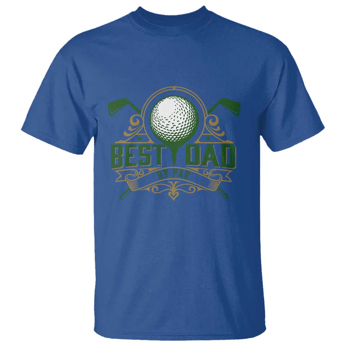 Funny Golfing Dad T Shirt Best Dad By Par Fathers Day