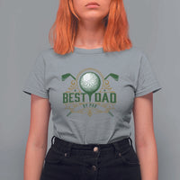 Funny Golfing Dad T Shirt For Women Best Dad By Par Fathers Day