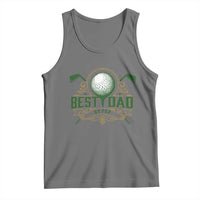 Funny Golfing Dad Tank Top Best Dad By Par Fathers Day