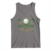 Funny Golfing Dad Tank Top Best Dad By Par Fathers Day